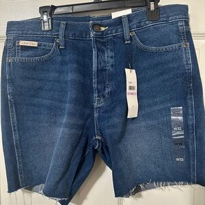 NEW - Calvin Klein Women’s Dark Blue Jean Shorts
